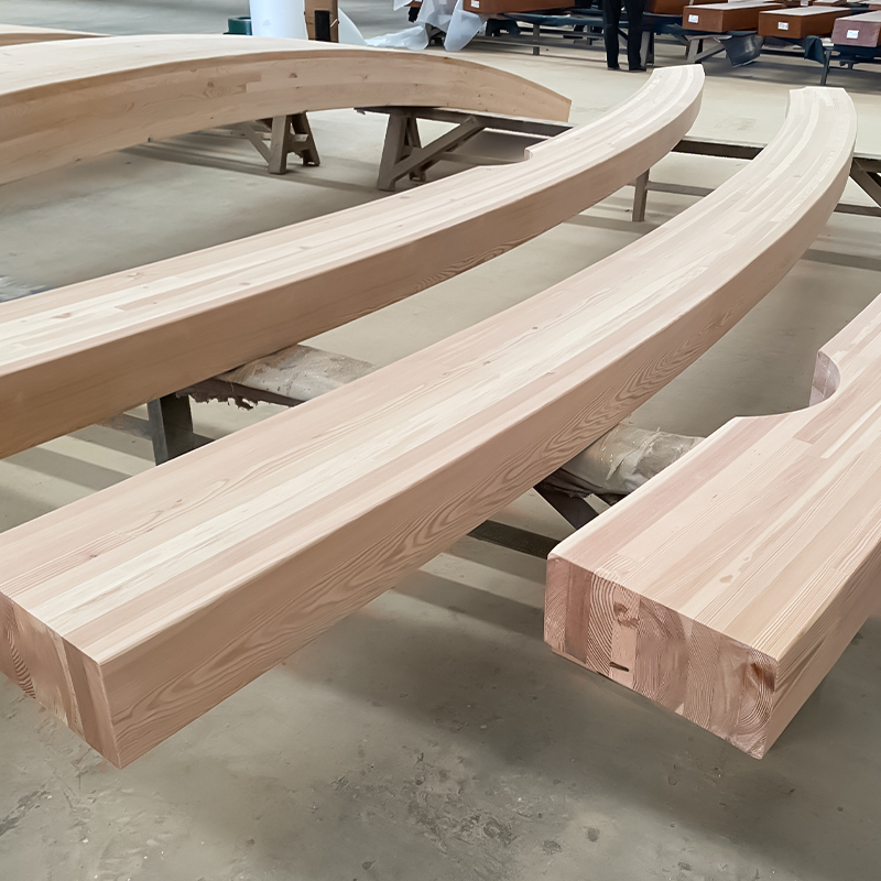 Douglas Fir Curved Glulam Douglas Fir Curved Glulam