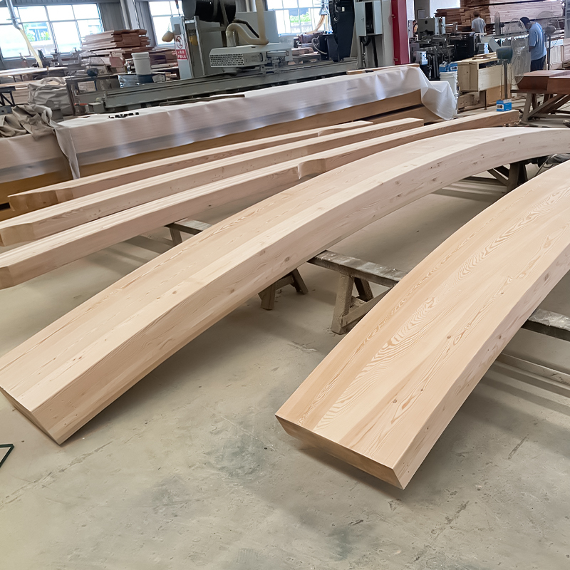 Douglas Fir Curved Glulam 