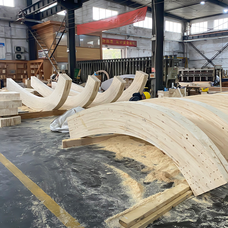 Pine Curved Glulam Pine Curved Glulam
