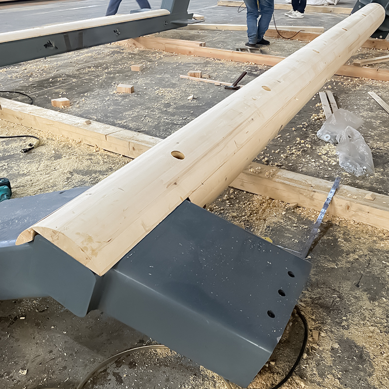 Pine Round Glulam Column