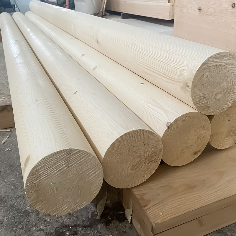 Spruce Round Glulam Column