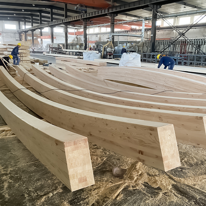 Douglas Fir Curved Glulam Douglas Fir Curved Glulam