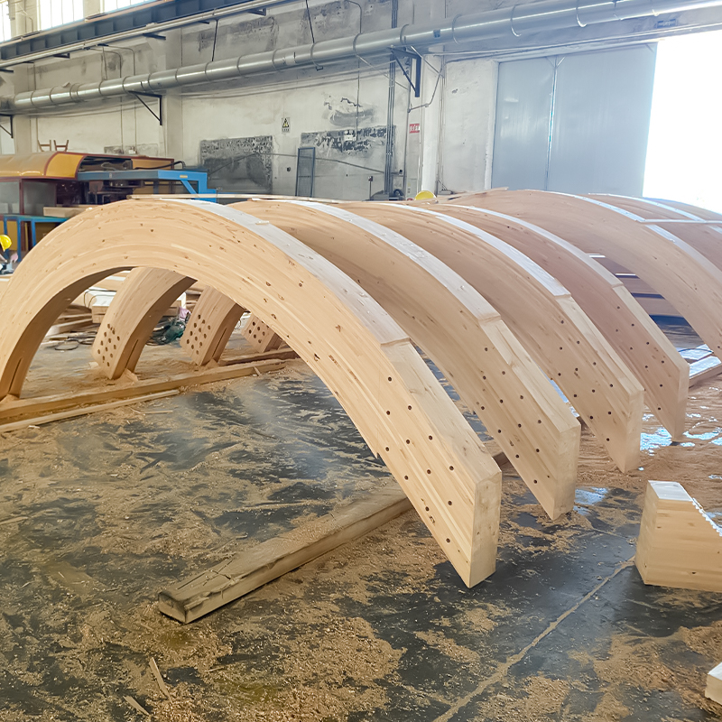 Douglas Fir Curved Glulam Douglas Fir Curved Glulam