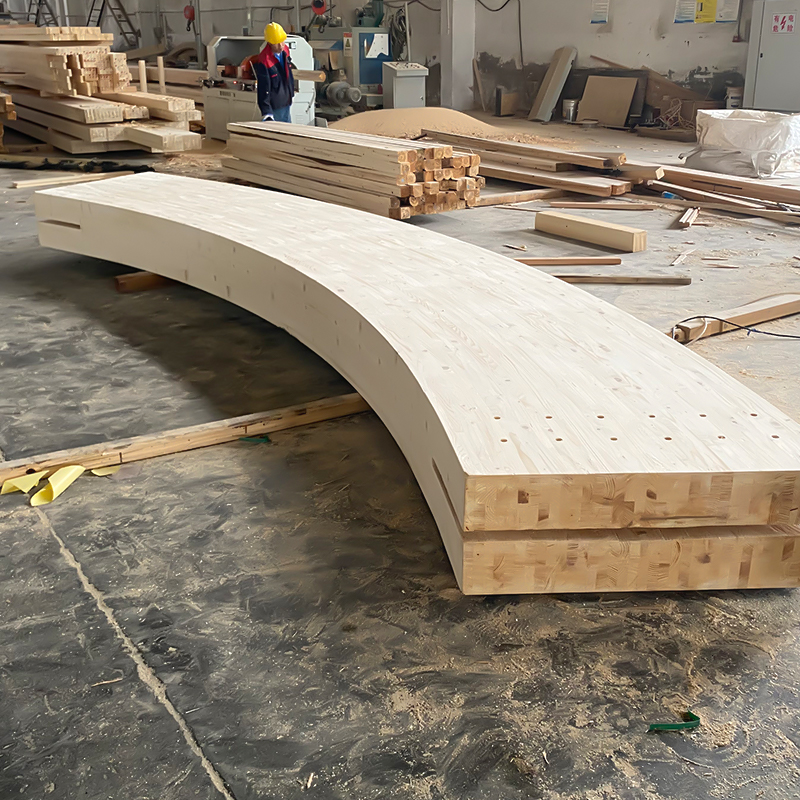 Pine Curved Glulam Pine Curved Glulam