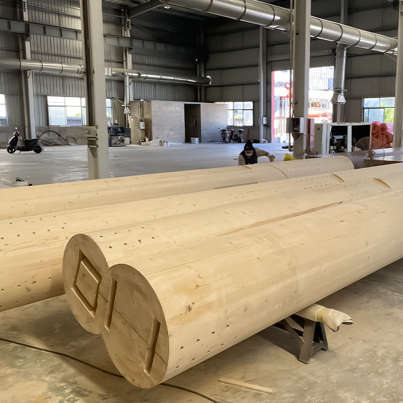 Spruce Round Glulam Column