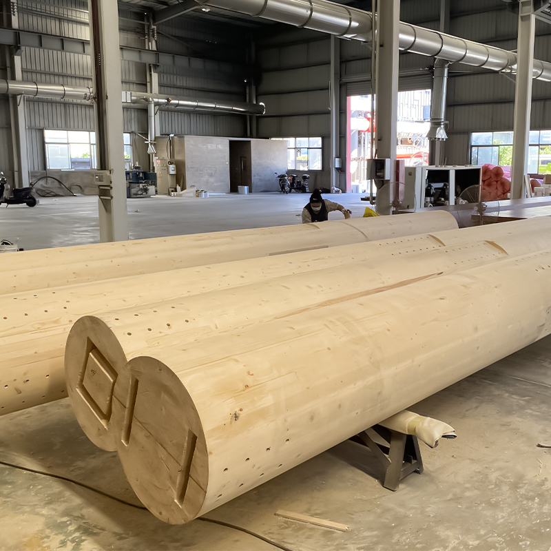 Pine Round Glulam Column