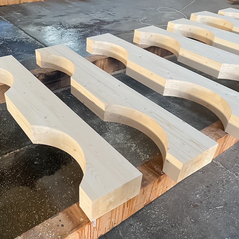 Pine Special Shaped Glulam 