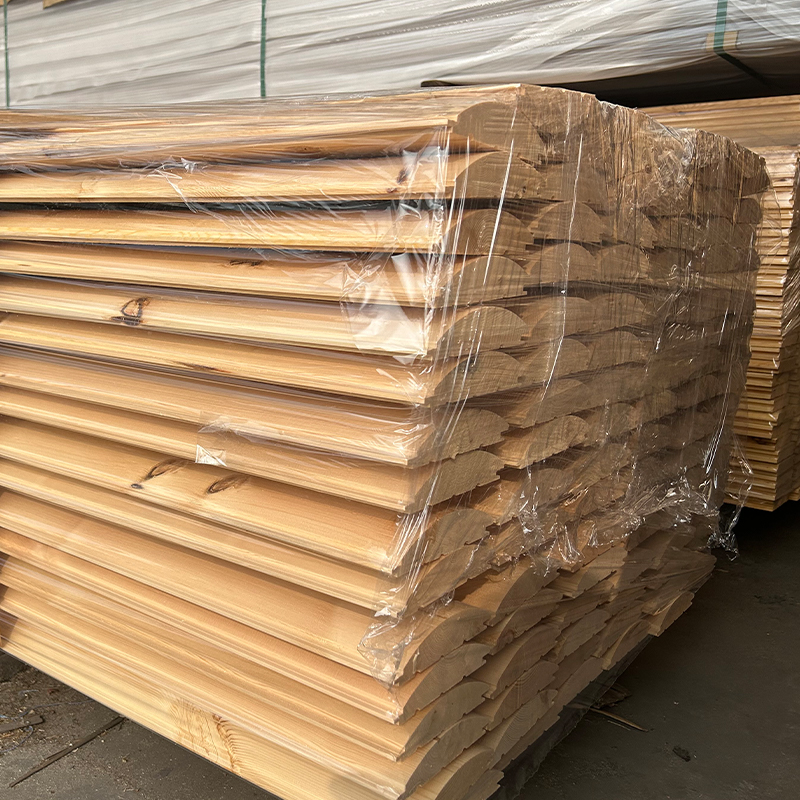 Douglas Fir D-Log Siding Douglas Fir D-Log Siding