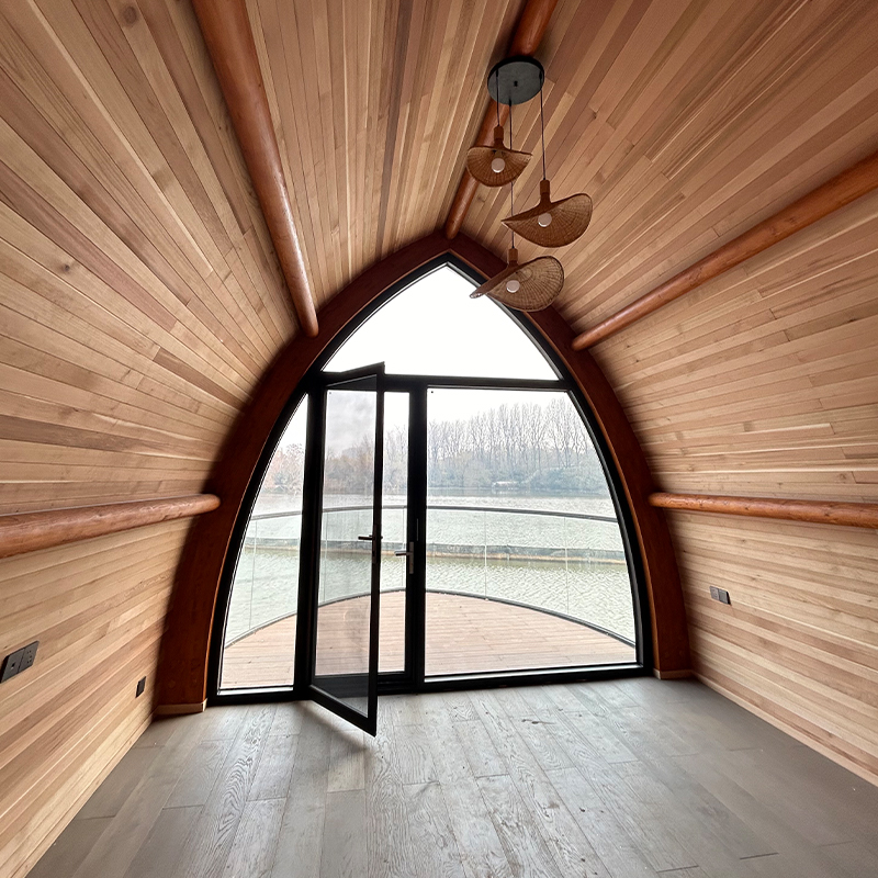 Prefabricated Wooden boathouse Prefabricated Wooden boathouse