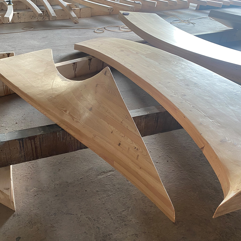 Douglas Fir Special Shaped Glulam Douglas Fir Special Shaped Glulam