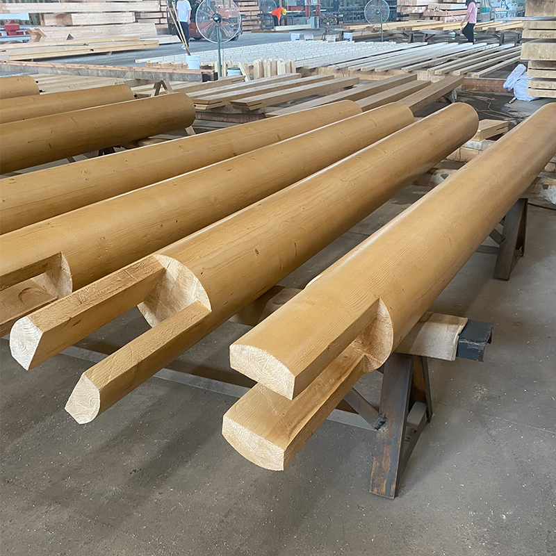 Spruce Round Glulam Column